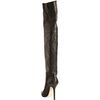 Jimmy Choo Black Leather April Knee High Boots in Black - Lyst
