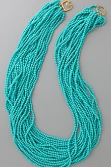 Kenneth Jay Lane Turquoise Necklace - Lyst