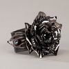 Lanvin Embellished Rose Cuff in Silver (rose) - Lyst