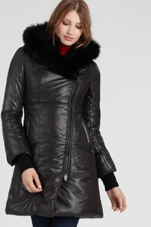 Mackage Liz Asymmetric Down Coat - Lyst