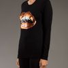 Markus Lupfer Lara Lip Sequin Jumper in Black - Lyst