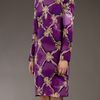 Mary Katrantzou Bow Print Dress in Purple (pink) - Lyst