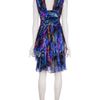 Matthew Williamson Pleated Silk Printed Dress in Multicolor (multicoloured) - Lyst