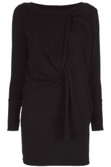 Mm6 By Maison Martin Margiela Twist Wool Dress - Lyst