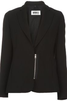 Mm6 By Maison Martin Margiela Zip Blazer - Lyst
