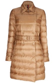 Moncler Double Breasted Padded Coat - Lyst