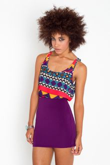 Nasty Gal Scuba Skirt - Purple - Lyst