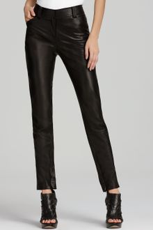 Robert Rodriguez Skinny Cropped Leather Pants - Lyst