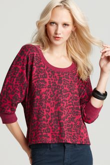 Splendid Leopard-print Pullover - Lyst