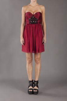 Tibi Strapless Dress - Lyst