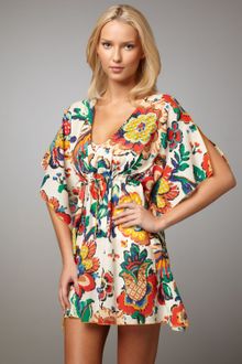 Tory Burch Wildflower-print Coverup - Lyst