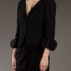 Valentino Wool Jacket in Black - Lyst
