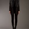 Vince Shearling Coat in Black (charcoal) - Lyst