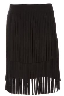 Vionnet Fringed Skirt - Lyst