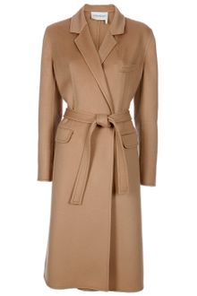 Yves Saint Laurent Camel Coat - Lyst