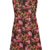 Zac Posen Abstract Printed Jersey Dress in Multicolor (burgundy) - Lyst