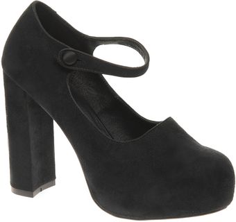 Asos Pickle Mary Jane Platform Block Heel Shoes 