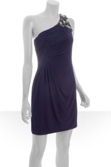 Hoaglund New York Iris Beaded Stretch Jersey One Shoulder Cocktail Dress - Lyst