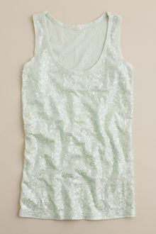 J.Crew Drapey Sequin Tank - Lyst