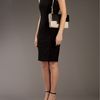 Lanvin Leather Shoulder Bag in Black (white) - Lyst