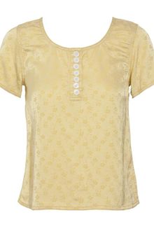 Marc Jacobs Printed Silk-blend Blouse - Lyst