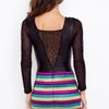 Nasty Gal Vanna Plunge Bodysuit in Black - Lyst