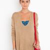 Nasty Gal Lets Split Knit  Camel in Beige (camel) - Lyst