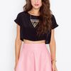 Nasty Gal Moto Zipper Skirt  Pink in Pink - Lyst