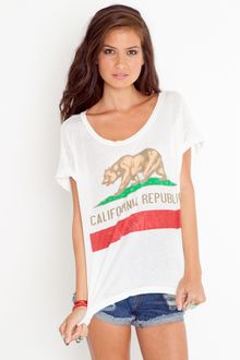 Nasty Gal California Flag Tee - Lyst