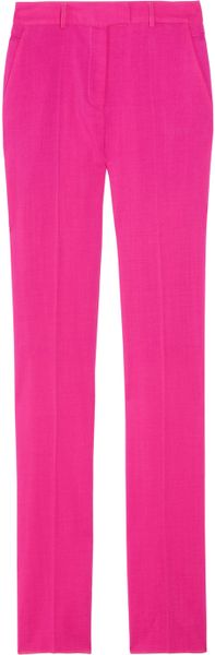 Preen Razor Woolblend Pants in Pink (fuchsia) - Lyst