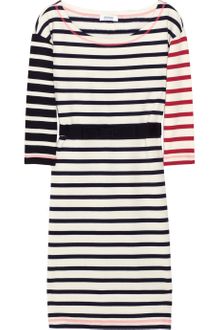Sonia By Sonia Rykiel Striped Cotton-jersey Dress - Lyst