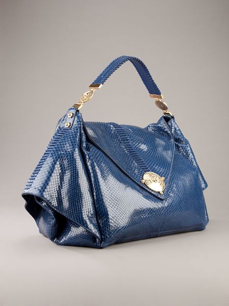 Versace Python Bag in Blue Versace Python Bag in Blue