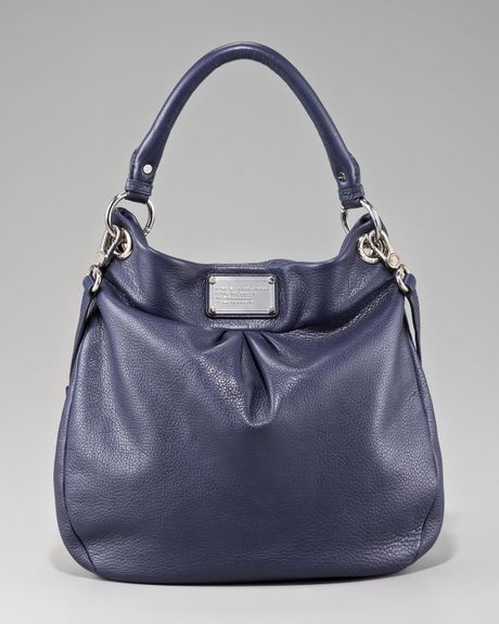 Marc By Marc Jacobs Classic Q Hillier Hobo in Blue (indigo) - Lyst