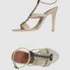 Alberta Ferretti Highheeled Sandals in Beige - Lyst