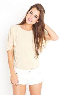 Nasty Gal Cape Sleeve Top  - Lyst