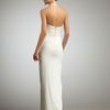 Notte By Marchesa Twistfront Halter Gown in White - Lyst