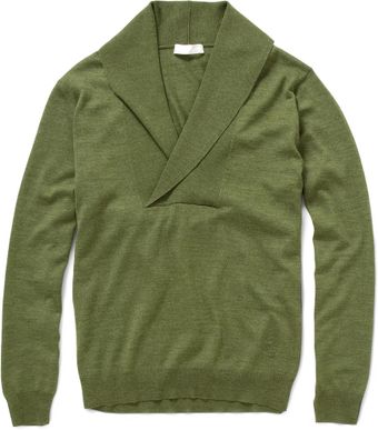  Lightweight Shawl Collar Sweater 