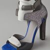 Alexander Wang Chloe High Heel Sandals in Blue (cement) - Lyst