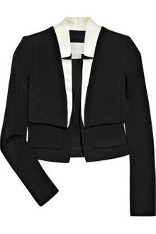 Antonio Berardi Silk-satin and crepe jacket - Lyst