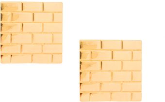 ASOS Collection Asos Brick Wall Stud Earrings - Lyst