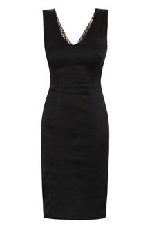 D&G Knee-Length Satin Dress - Lyst