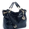 Michael Kors Jet Set Chain Shoulder Tote Pythonembossed  in Black (jet) - Lyst