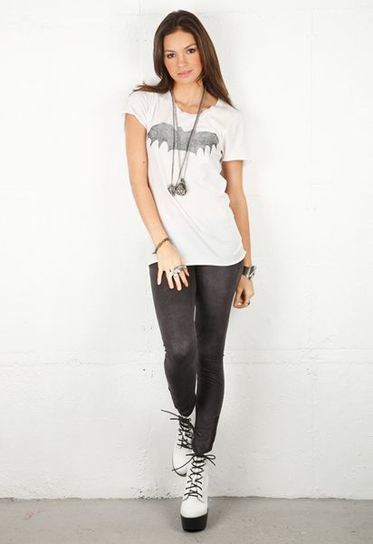 Zoe Karssen  Bat Loose Fit Tee  in White - Lyst