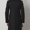 Alexander Mcqueen Doublebreasted Coat in Black for Men - Lyst