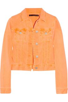 Christopher Kane Neon Stretch-Denim Jacket - Lyst