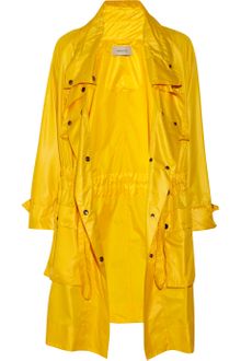 Emma Cook Satin-Shell Trench Coat - Lyst