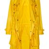Emma Cook SatinShell Trench Coat in Yellow - Lyst