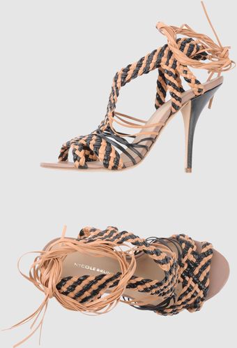 Nicole Brundage Highheeled Sandals - Lyst