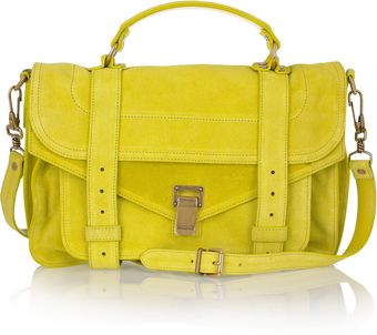 Proenza Schouler Ps1 Medium Suede Satchel - Lyst