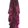 Roberto Cavalli Draped FloralPrint SilkChiffon Gown in Purple (floral) - Lyst